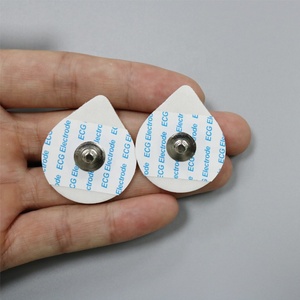 Neonatale wegwerp ozon desinfecterende 50mm waterdruppelvormige schuimstof <span class=keywords><strong>ECG</strong></span>-elektrode sheet accessoire voor elektrocardiograaf - Product Image 2