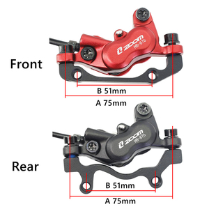 ZOOM HB876 MTB Juego Freno de frenos de disco de aluminio hidráulico de 4 pistones para ciclo BMX 160mm ZOOM CN;GUA - Product Image 4