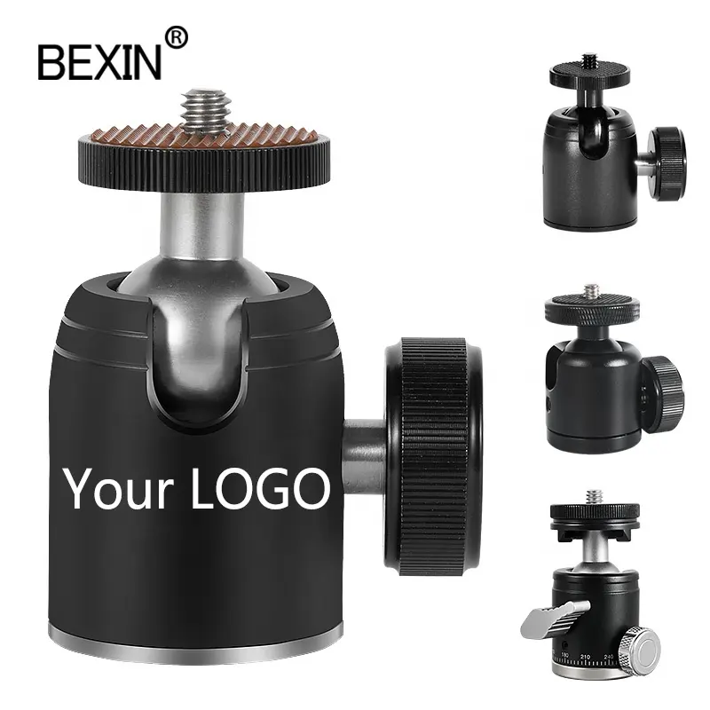 BEXIN dslr kamera flaşı standı 360 derece döner küçük mini tripod döngüsü kafa monte video kamera tripodu monopod