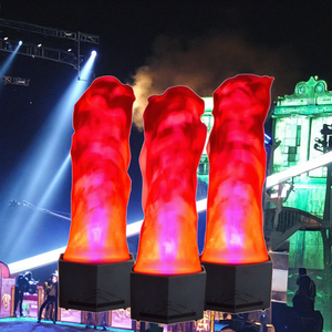 Rgb नेतृत्व रेशम आग लौ प्रभाव प्रकाश रिमोट कंट्रोल स्टेज dj हैन्टेड हाउस पार्टी बार थीम पार्क के लिए जा रहा है <span class=keywords><strong>dmx512</strong></span> नाइट क्लब - Product Image 5