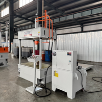 Prensa Hidráulica Econômica de Quatro Colunas, Máquina de Prensa Hidráulica Simples de Baixo Custo, Equipamento de Prensagem Industrial Manual/Automático