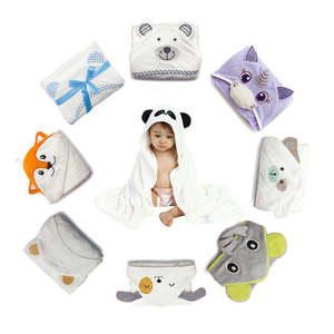 Asciugamano da Bagno per Neonati G.mood, Cuscino in Fibra di Bambù Rivestito con Cappuccio, <span class=keywords><strong>Accappatoio</strong></span> Morbido per Bambini, Mantella per Uso in Bagno - Product Image 1