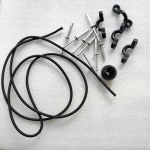 Corde d'ancrage pour kayak, cordon en nylon avec clips en C et vis, accessoire pour kayak, utilisation en lac et en rivière, durable - Product Image 1