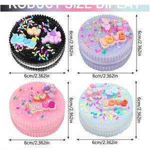 High Quality TPR O <b>Mini</b> <b>Squishy</b> Food Toys Realistic Hamburgers and Donuts for Kawaii Lovers Squeeze Toys - Product Image 4