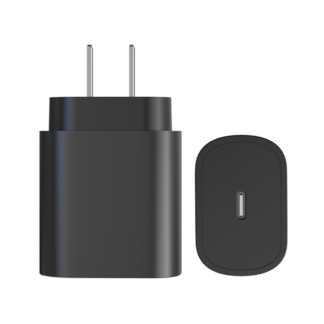 US Plug GaN 25W Fast Charger With QC3.0 Output and Type-C Port 2025 Popular Eco-Friendly Choice for Samsung Phones