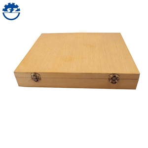 Din 345 9 Pcs Hộp Gỗ Đóng Gói Màu Đen Oxide Hss <span class=keywords><strong>Taper</strong></span> <span class=keywords><strong>Shank</strong></span> Twist Khoan Bits Set Cho Kim Loại Khoan - Product Image 4