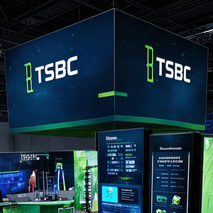 ออกแบบบูธแสดงสินค้าแบบมีไฟส่องด้านหลังขนาด 20x20 ฟุต ผนังกล่องไฟแบบโมดูลาร์ บูธจัดแสดงนิทรรศการสำหรับงาน ASHP - Product Image 4