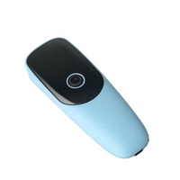 Minilector de código de barras portátil, lector de código de barras inalámbrico, 2,4G + BT, 1D, 2D, tamaño de bolsillo