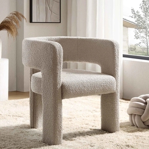 Chaise longue Boucle Chaises de salle à manger Meubles de maison Designer Chaises de luxe Meubles de salon <span class=keywords><strong>Coussin</strong></span> de loisirs Siège unique - Product Image 1