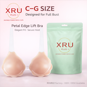 Sujetador de Silicona Adhesivo XINRUI para Senos Grandes, Diseño sin Tirantes Reutilizable - Product Image 1