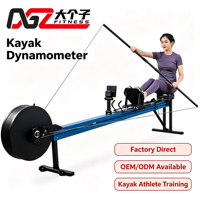 Appareil ergométrique de kayak d'intérieur commercial, dynamomètre de canoë à résistance au vent pour l'entraînement en salle de sport