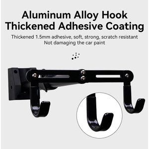 Rack mural pour vélo, crochet mural pour vélo, support de suspension de route, pour vélo <span class=keywords><strong>vtt</strong></span>, gain de place, support pliable pour vélo avec bordure - Product Image 3