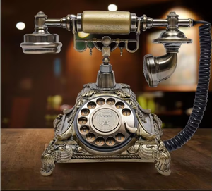 Teléfono de Resina Estilo Antiguo para Libro de Visitas con Tarjeta de Memoria de 32GB y Correo de Voz para Bodas, Caja de Regalo Incluida - Product Image 3