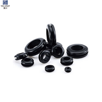 Bague de protection en caoutchouc silicone sur mesure pour faisceau de câbles d'appareils électroménagers et automobiles, fabrication rapide en usine, taille non standard
