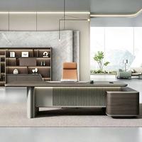 Poste de travail en bois modulaire de luxe en forme de L avec rangement pour bureau à domicile - Design moderne, montage facile
