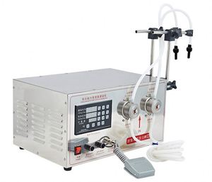 Máquina de Llenado con Bomba Magnética de Dos Boquillas LT-2, Controlada por Microcomputadora, para Productos Químicos Ácidos y Alcalinos - Product Image 1