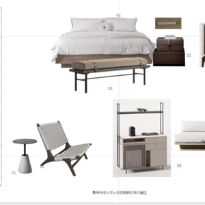 เฟอร์นิเจอร์ AJJ-DJ045ส่งตรงจากโรงงานเฟอร์นิเจอร์ห้องนอนคุณภาพสูงสำหรับโรงแรมริมแม่น้ำ - Product Image 1