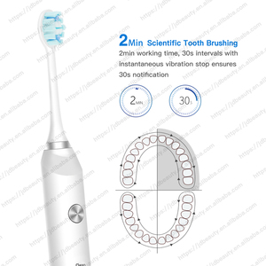 Brosse à dents sonique de luxe pour adultes 40200 VPM, station de charge magnétique, <span class=keywords><strong>4</strong></span> modes, étanche IPX7, autonomie de 30 jours, <span class=keywords><strong>2</strong></span> têtes de brosse, idéale pour les voyages - Product Image 2