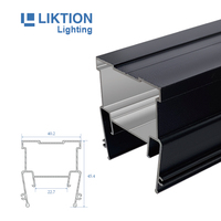 Usine OEM ODM, plafond tendu en tissu PVC souple personnalisé, bandes lumineuses LED DC24V, cadre mural en aluminium, profil LED