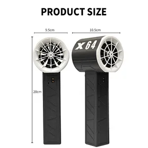 Nouveau ventilateur à main X64, <span class=keywords><strong>souffleur</strong></span> d'air violent pour voiture, pistolet à air sans fil, moteur sans balais <span class=keywords><strong>de</strong></span> 64 mm, <span class=keywords><strong>souffleur</strong></span> <span class=keywords><strong>de</strong></span> poussière puissant et puissant - Product Image 4