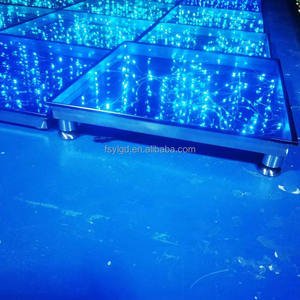 Plancher LED pour scène, plancher LED pour la danse, danse 3D, mariage, fête, DJ, discothèque, pub, scène, plancher en miroir de verre, contrôle DMX512, lumière de danse - Product Image 6