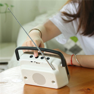 Loa Bass Không Dây Di Động Mini TV Cổ Điển Không Dây 3 Trong 1 Giá Đỡ Điện Thoại Di Động Loa Khung Ảnh Cổ Điển - Product Image 3