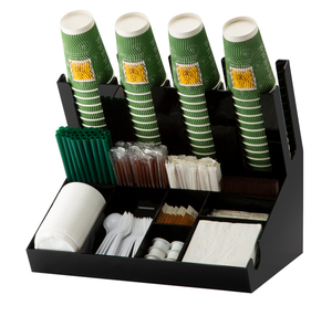 Distributeur de tasses à café et organisateur de type debout pour dépanneur Boîte de rangement pour le stockage de condiments de café - Product Image 3