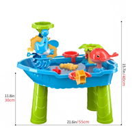 Jouets de plage d'été Table à eau multifonctionnelle pour enfants Ultimate Sand Water Play Experience Summer Outdoor Sensory Activity Toy