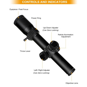 กล้องเล็ง Ohhunt OEM Tactical <span class=keywords><strong>Sight</strong></span> 1.75-10X24 IR พร้อมเส้นเล็งแบบแกะสลักบนกระจก ปรับล็อคและรีเซ็ตได้ ขนาดกะทัดรัด - Product Image 2
