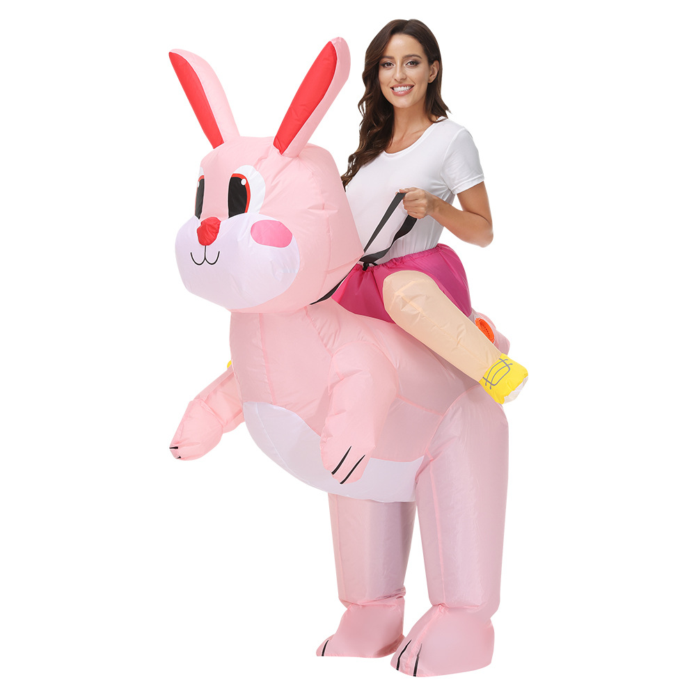 Monter un petit lapin blanc