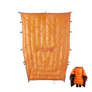 Saco de dormir com estampa de boa qualidade, nylon, durável, de dois lados, para baixo, para acampamento, saco de dormir
