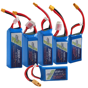 Batterie <span class=keywords><strong>LiPo</strong></span> haute qualité <span class=keywords><strong>1000mAh</strong></span> <span class=keywords><strong>4S</strong></span> 14.8V 120C à décharge ultra-rapide LiCoO2 800 cycles 288g pour drone FPV UAV OEM ODM - Product Image 2