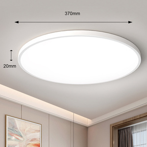 Plafonnier <span class=keywords><strong>LED</strong></span> ultra-plat rond à montage en surface pour salon, chambre et couloir avec 3500K 6000K - Product Image 2