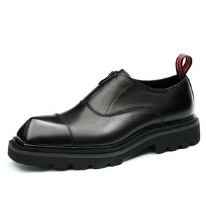 Zapatos de Cuero para Hombre de Lujo, Diseño de Alta Gama, Nuevos y Populares, con Tres Conectores, de Cuero Oxford Tallado, para Cenas y Eventos Empresariales - Product Image 6