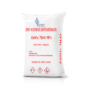 Sulfato de Zinc Heptahidratado de Grado Agrícola, Fertilizante Micronutriente Soluble en Agua, Suplemento de Zinc, 98% de Pureza, Cristalino - Product Image 1