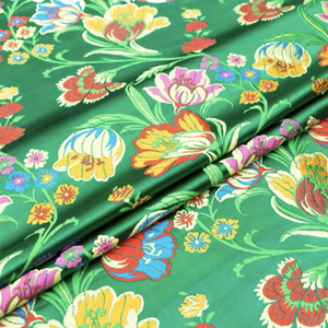 Design de fleurs élégantes Matériau de grande qualité Meilleure vente Prix réduit Marchandises prêtes Tissu de brocart confortable pour le textile à la maison - Product Image 3