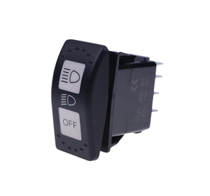 12V/24V ON-OFF-ON DPDT 8pin LED iluminado sellado interruptor basculante para remolque camión automotriz coches RV moto de nieve <span class=keywords><strong>Picku</strong></span> - Product Image 1
