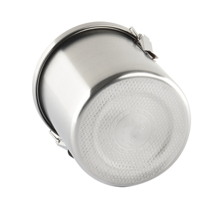 Hot bán vòng số lượng lớn kín lưu trữ lọ thép không gỉ thực phẩm lưu trữ <span class=keywords><strong>container</strong></span> với nắp - Product Image 6