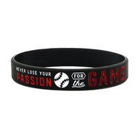 Bracelet de Motivation et d'Inspiration Unisexe en Silicone de Haute Qualité, Nouveau Design Personnalisé pour Hommes, Idéal pour Promotions