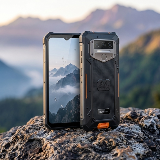 Oukitel WP23 Plus Android 14.0 4G Rugged Smartphone 4GB+128GB 10600mAh 6.52" Unisoc T606 Octa Core NFC OTG Mobile Phone