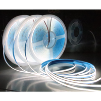 Tira de LED RGB Flexible a Prueba de Agua, PCB de 9W 12W, Luz de Tira LED COB, 12v 5v 5 Metros, Tira de LED COB RGBW