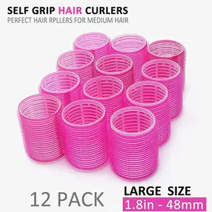 Top người bán Salon hairband tự kẹp móc vòng lặp dụng cụ uốn tóc tóc con lăn Curl Nhựa Nylon miễn phí