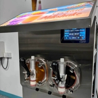 Machine à slush et milkshake électrique à prix de gros, machine industrielle pour la fabrication de boissons froides