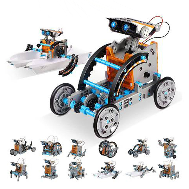 STEM Solar Power Robot DIY Educational Toy Boys Girls Stem Science Kits STEM Education Solar Robot Toys Robots Development Kits