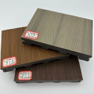 Plancher en WPC de style chinois, revêtement en composite bois-plastique, imperméable, antidérapant, aspect élégant, ressemble à du bois - Product Image 1