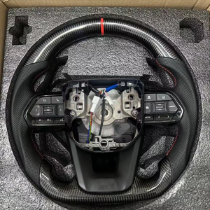 Volant en fibre de carbone pour <span class=keywords><strong>Toyota</strong></span> Hilux N70 N80 Land Cruise Prado 120 LC79 LC70 LC200 <span class=keywords><strong>Corolla</strong></span> Fortune Volant de voiture - Product Image 2