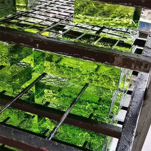 مصنع الصين مباشرة تنصهر الزجاج الملون كتلة الزجاج الأزرق الأصفر الأحمر الأخضر - Product Image 6