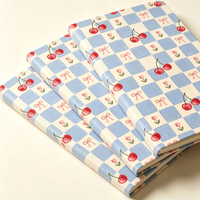 Carnet A5 en lin à couverture rigide, personnalisable avec logo, agenda floral, journal intime pour filles, papeterie, cadeau
