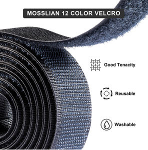 Migliore vendita 150mm lungo nastro adesivo magico nastro gancio e anello fascetta cavo - Product Image 6