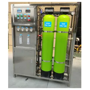 工業用浄化地下ボイラー水500lph3000gpdRO逆浸透飲料水フィルター清浄機システムプラント